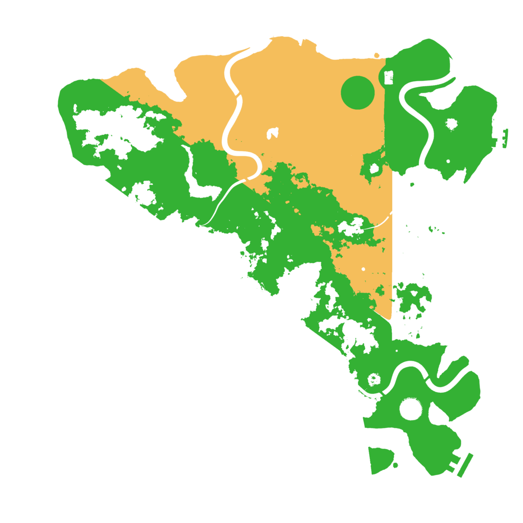 Biome Rust Map: Procedural Map, Size: 4100, Seed: 1798416850