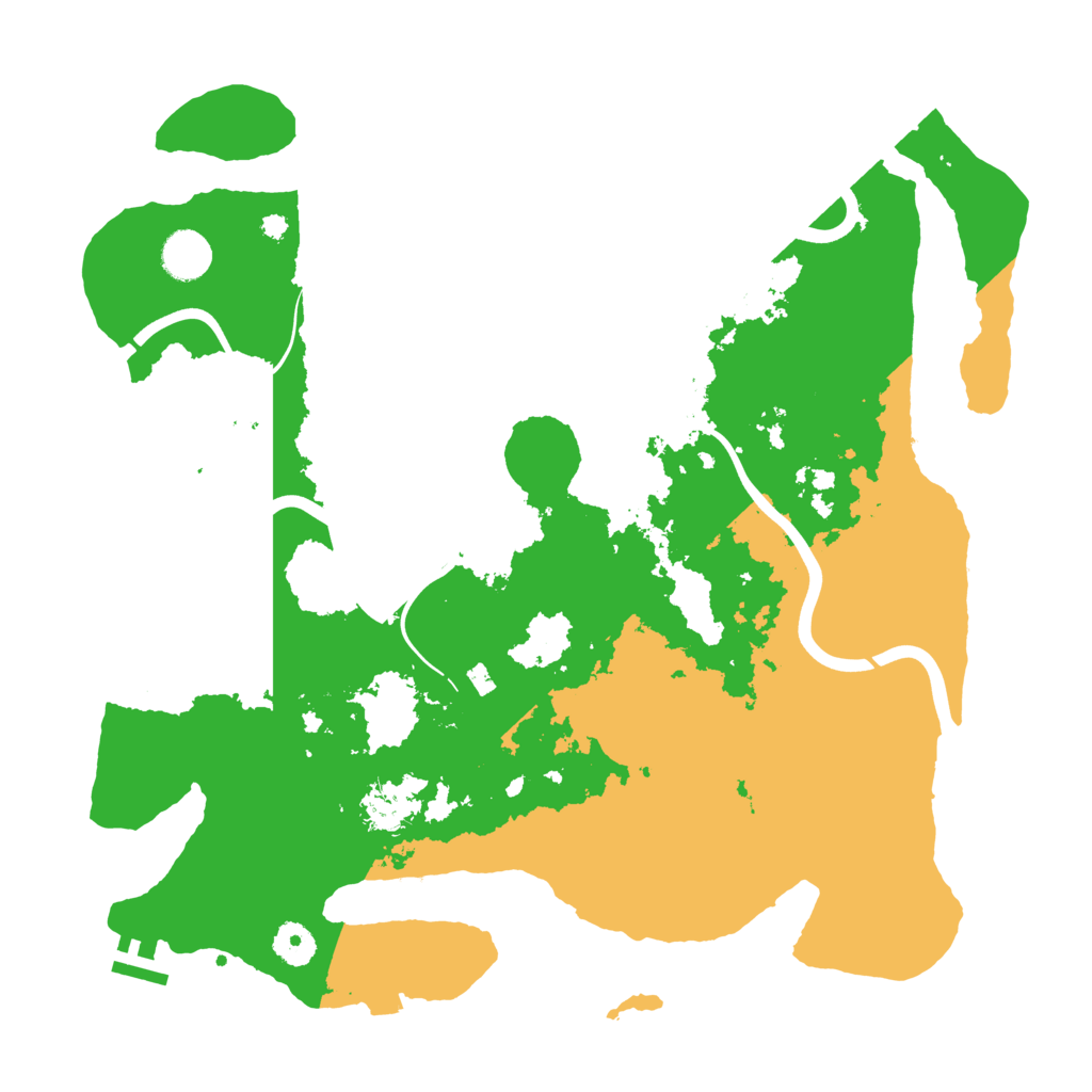 Biome Rust Map: Procedural Map, Size: 3900, Seed: 7201765
