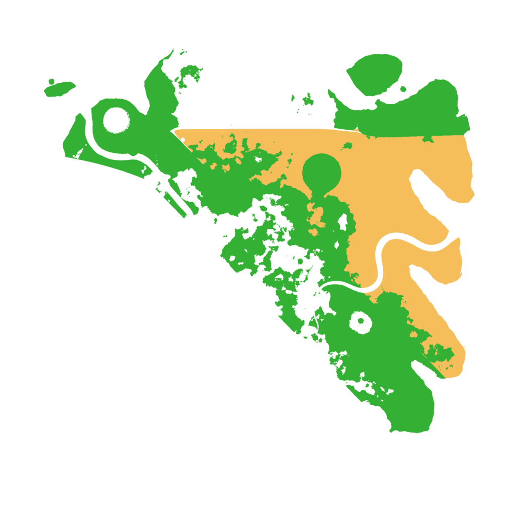 Biome Rust Map: Procedural Map, Size: 3500, Seed: 623288826