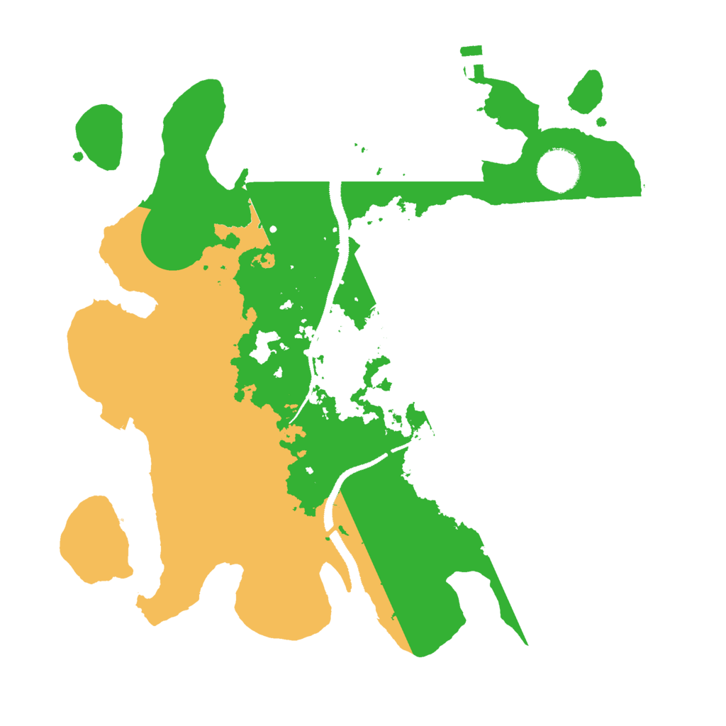 Biome Rust Map: Procedural Map, Size: 3000, Seed: 64024906