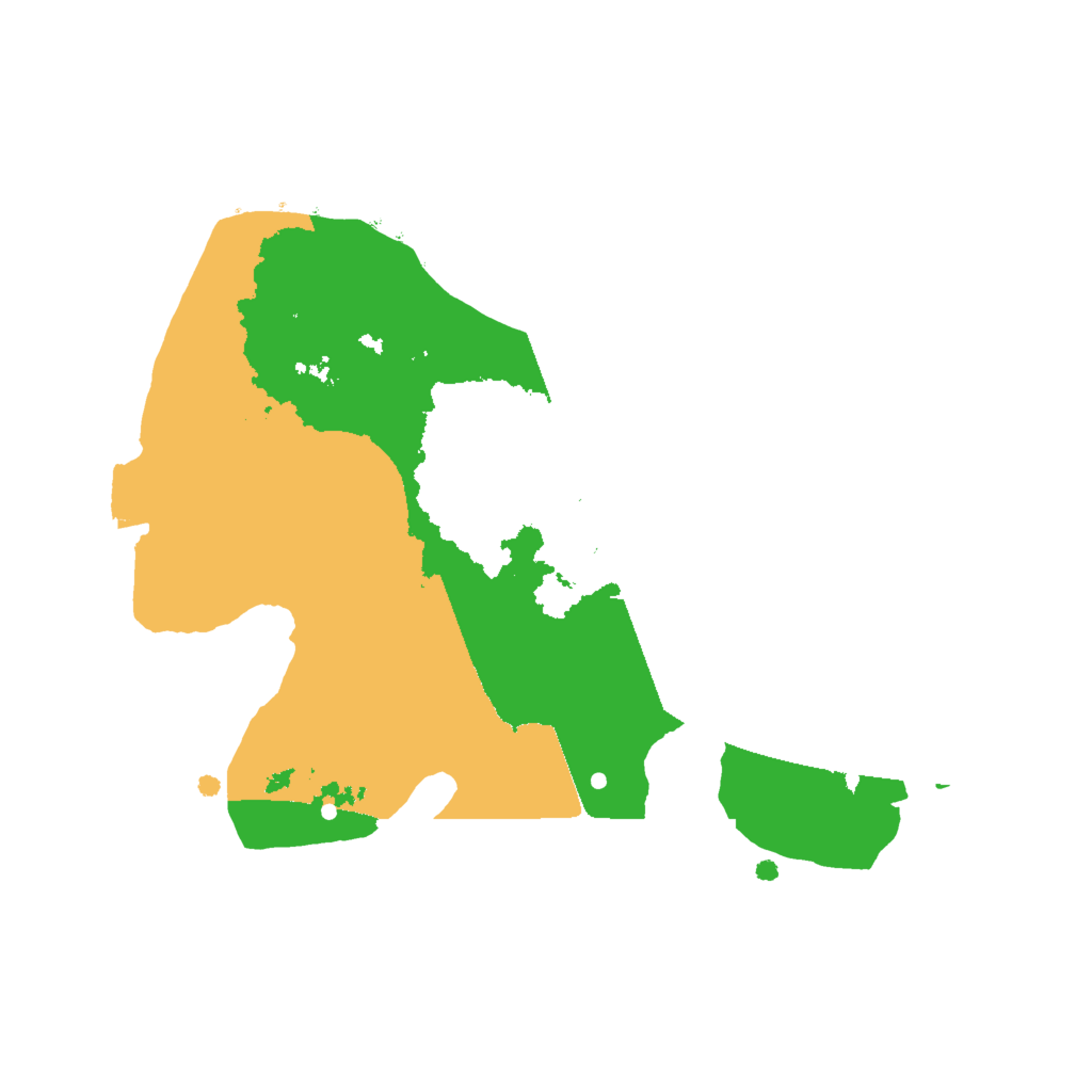 Biome Rust Map: Procedural Map, Size: 2000, Seed: 33110173