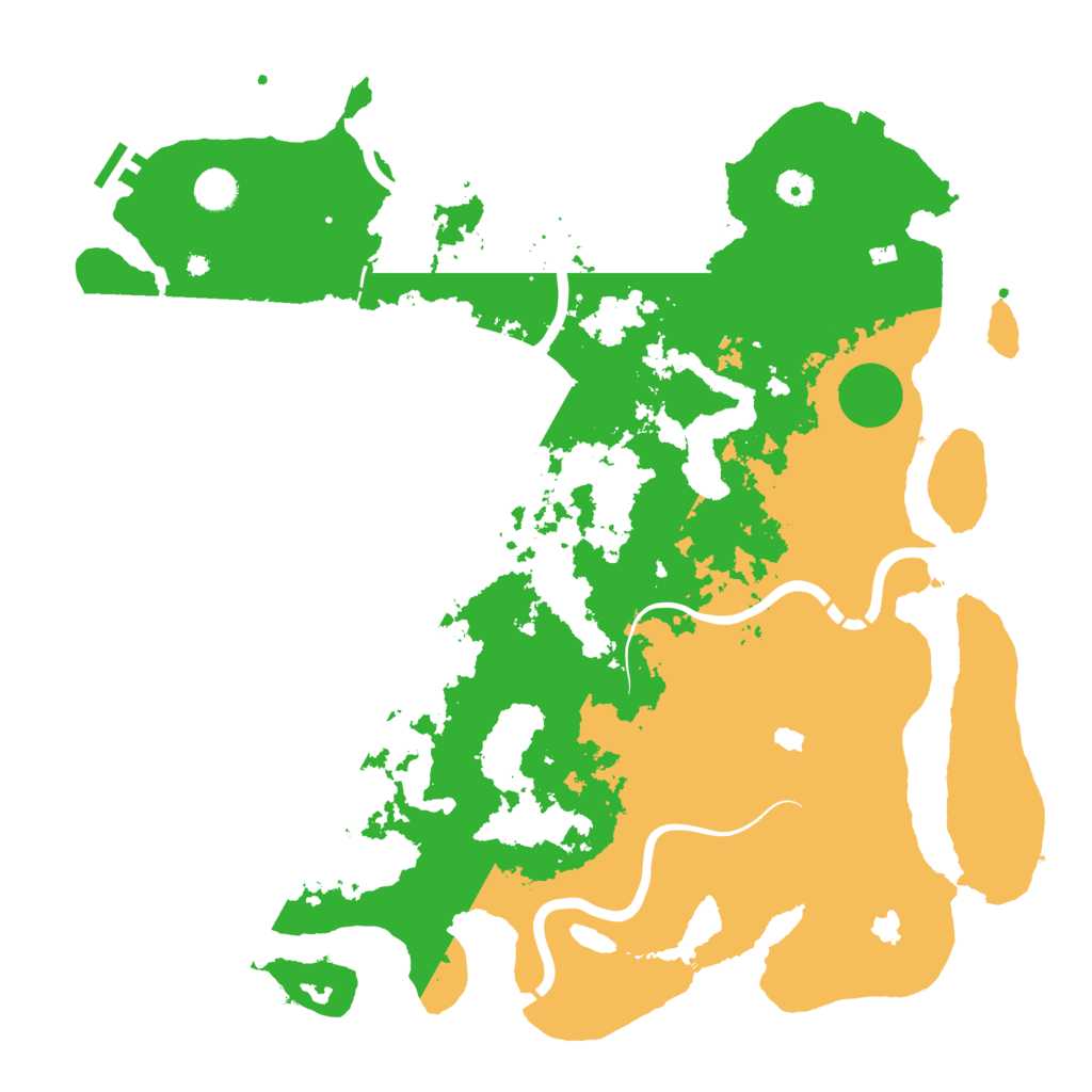 Biome Rust Map: Procedural Map, Size: 4500, Seed: 597359751