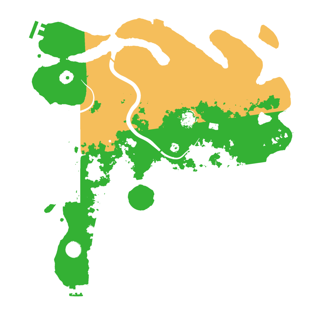 Biome Rust Map: Procedural Map, Size: 3600, Seed: 506