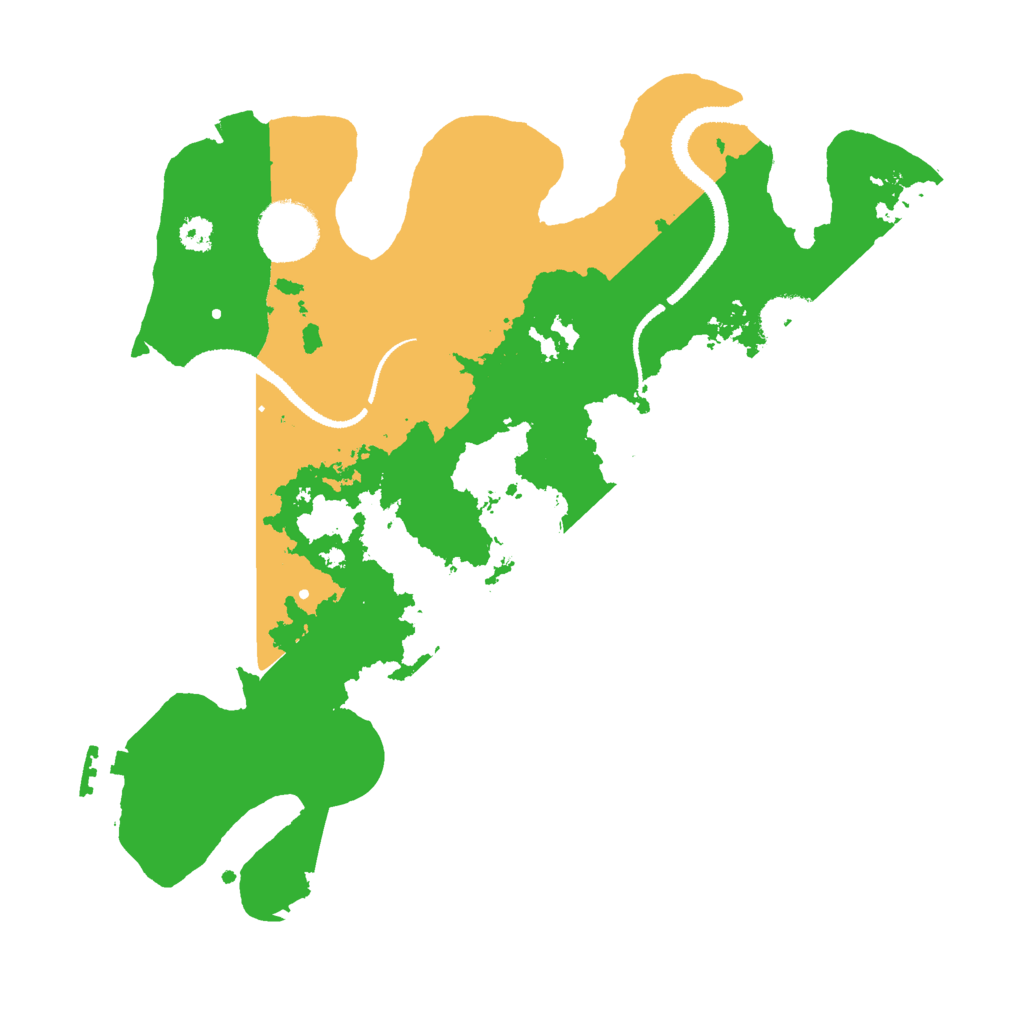 Biome Rust Map: Procedural Map, Size: 3000, Seed: 14601