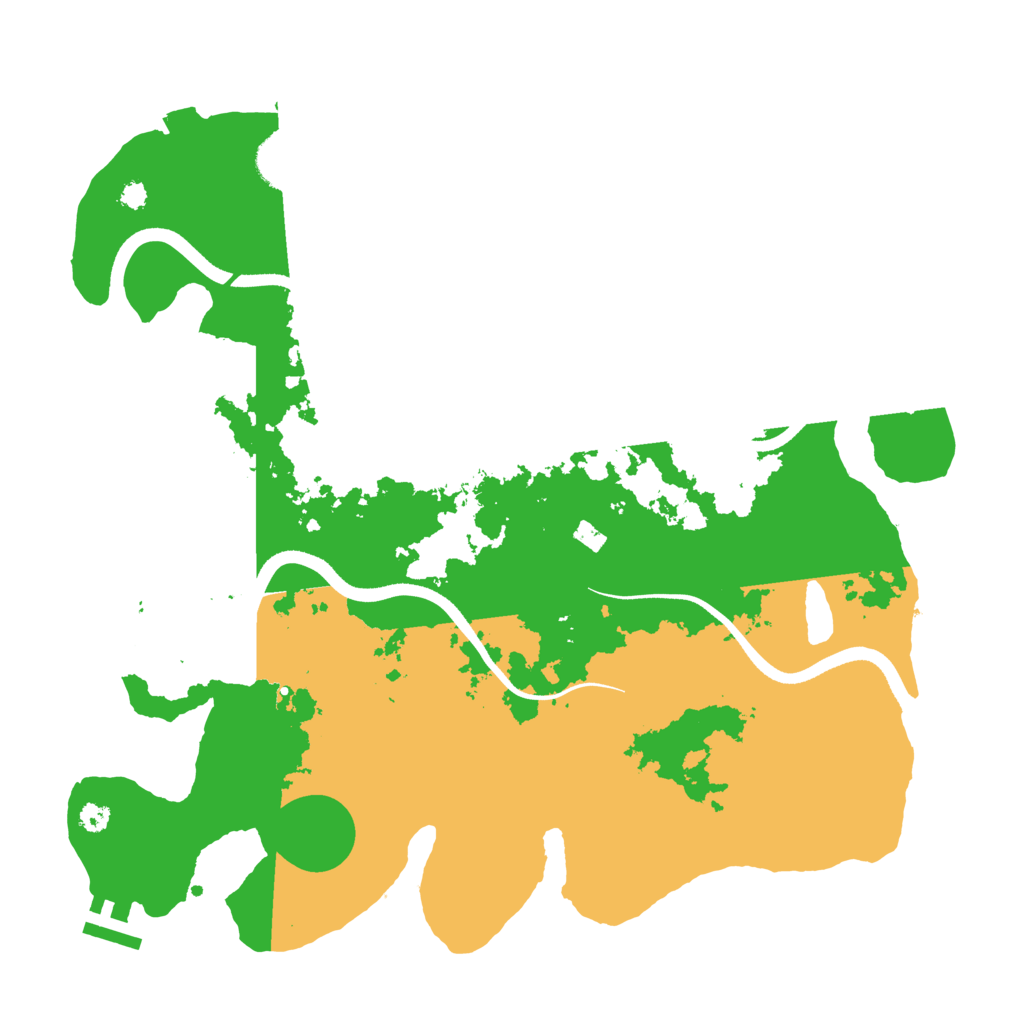 Biome Rust Map: Procedural Map, Size: 3500, Seed: 1308359035