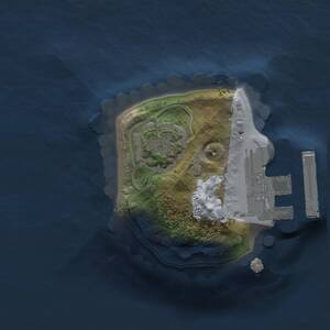 Thumbnail Rust Map: Procedural Map, Size: 1000, Seed: 1203345412, 3 Monuments