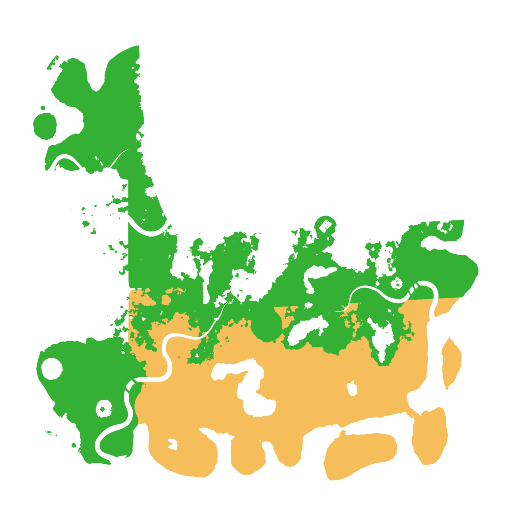 Biome Rust Map: Procedural Map, Size: 4500, Seed: 992541306