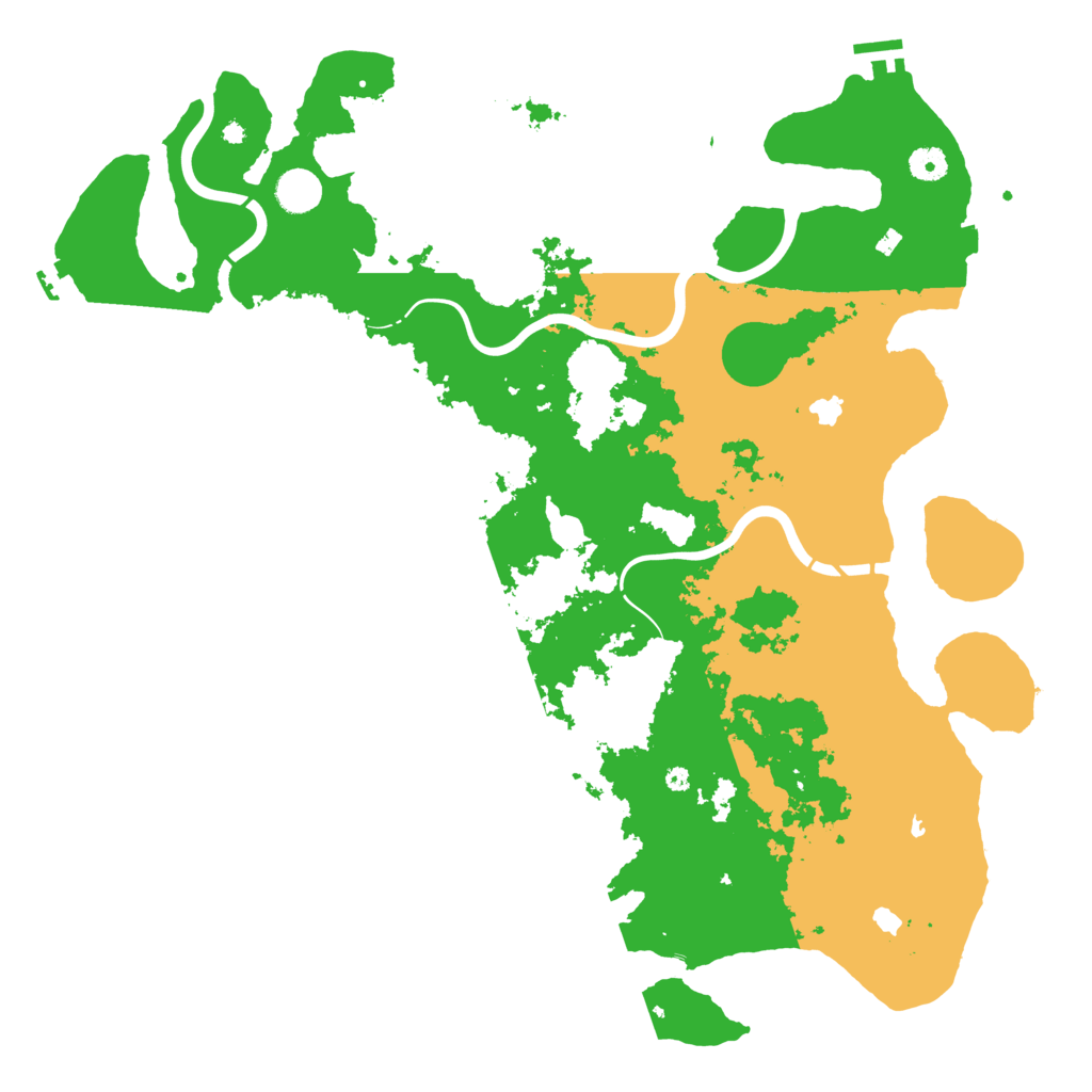 Biome Rust Map: Procedural Map, Size: 4500, Seed: 1745905730
