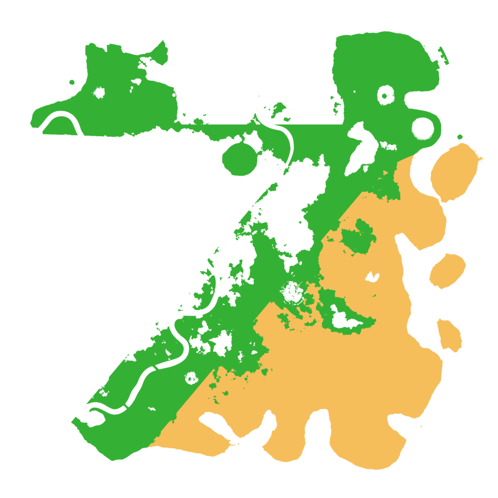 Biome Rust Map: Procedural Map, Size: 4000, Seed: 68992558