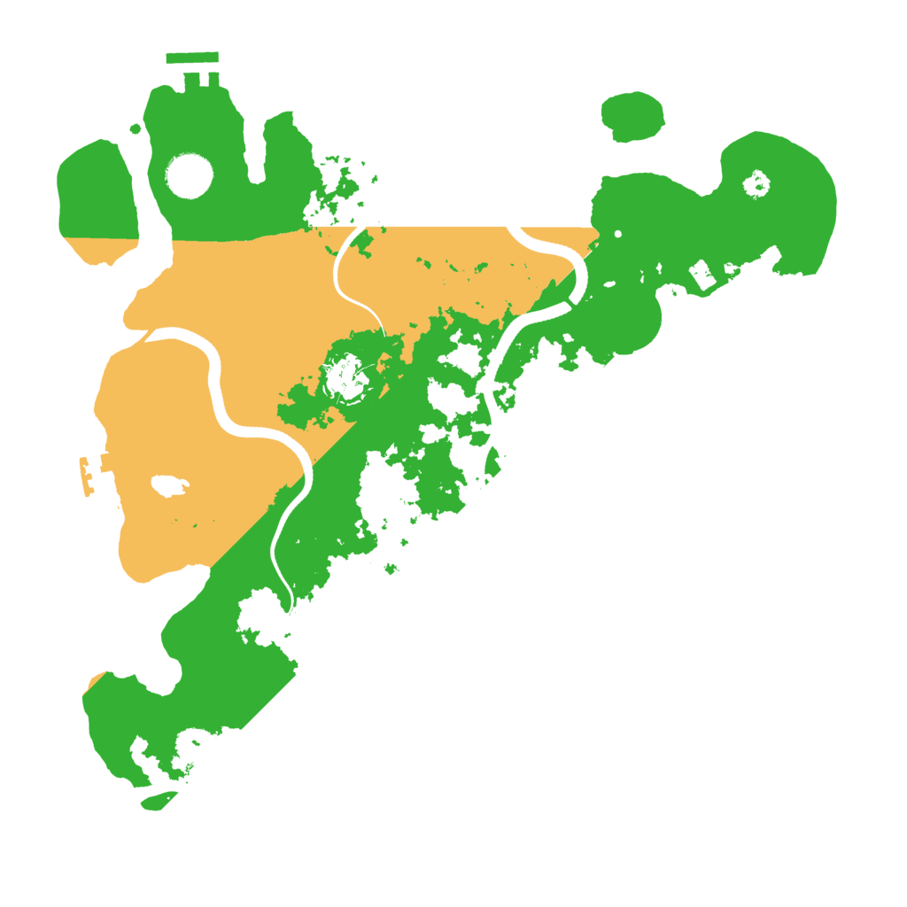 Biome Rust Map: Procedural Map, Size: 3500, Seed: 1827507946
