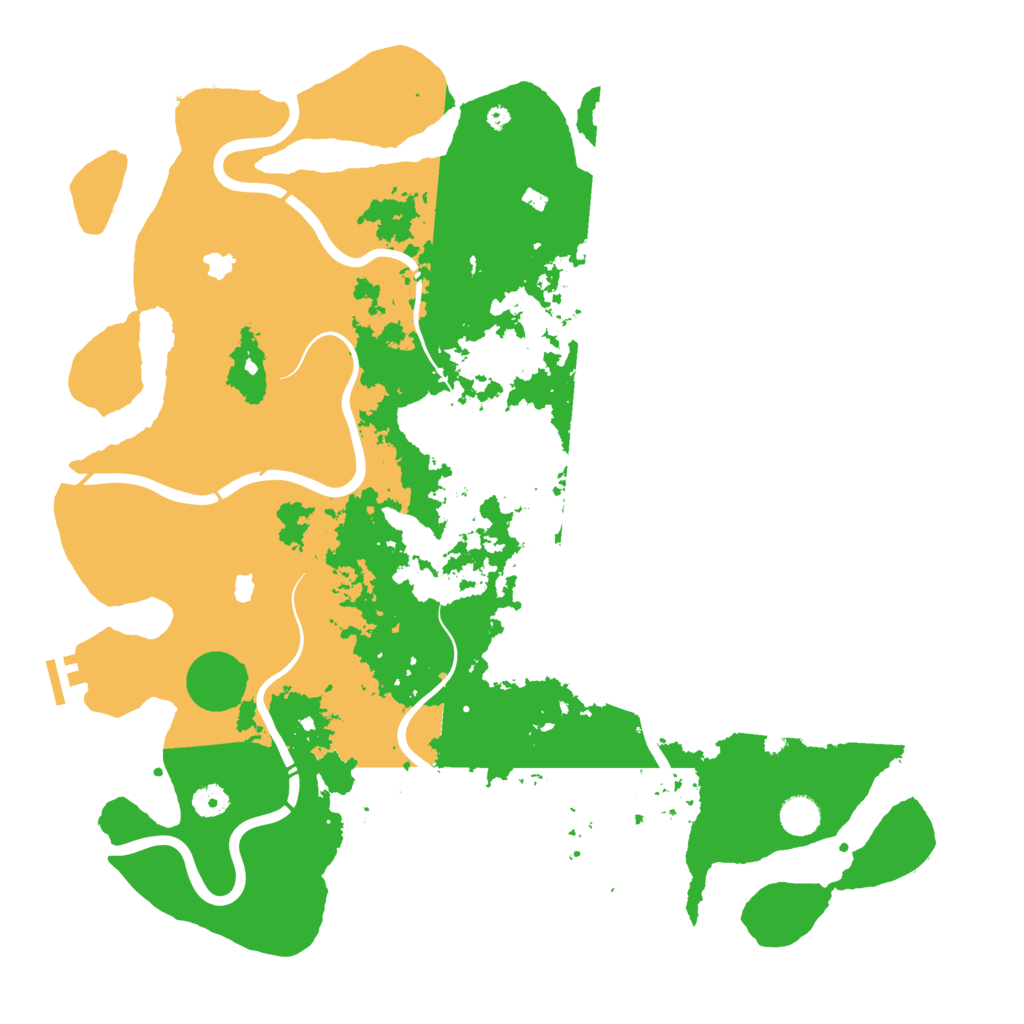 Biome Rust Map: Procedural Map, Size: 4500, Seed: 261842735