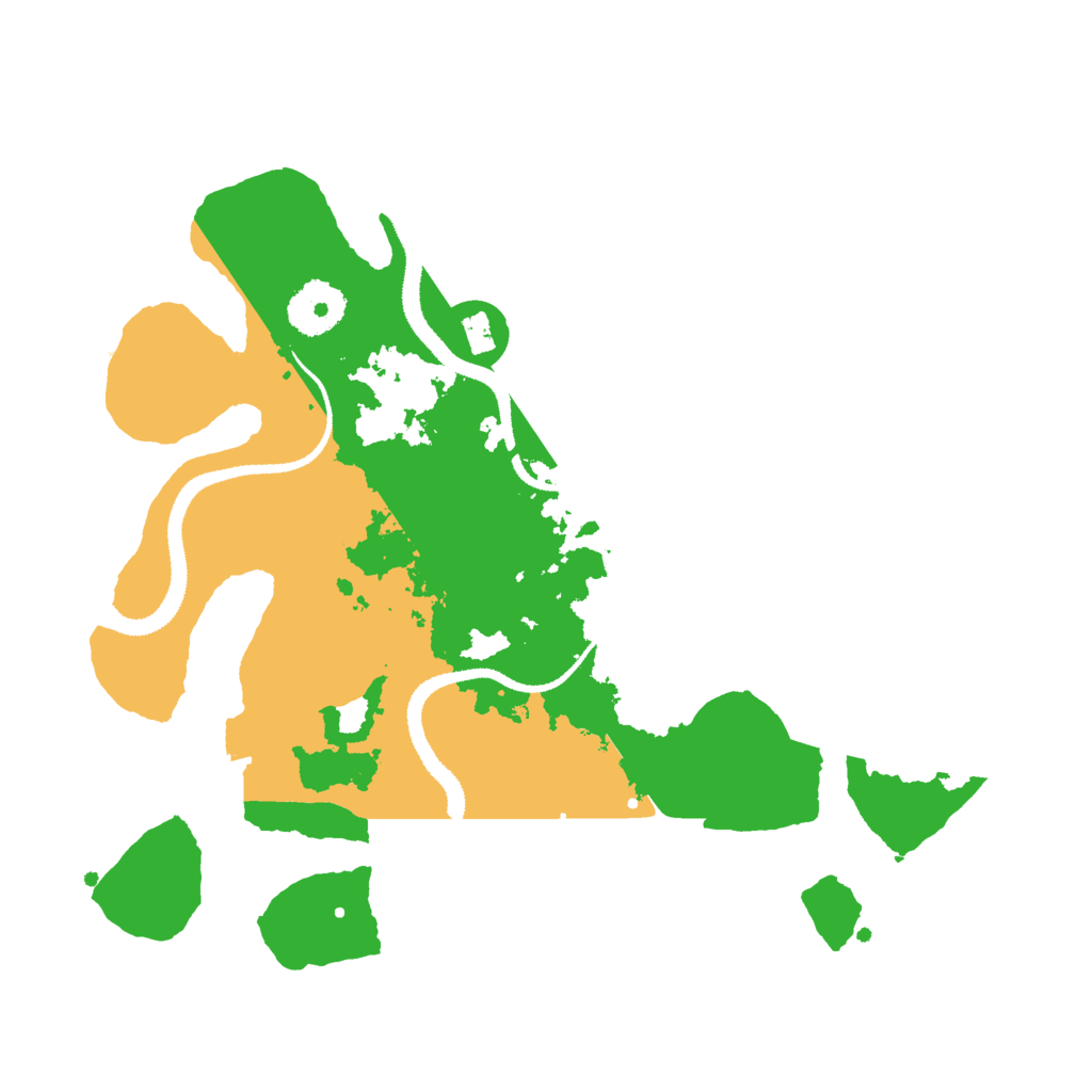 Biome Rust Map: Procedural Map, Size: 3000, Seed: 3118