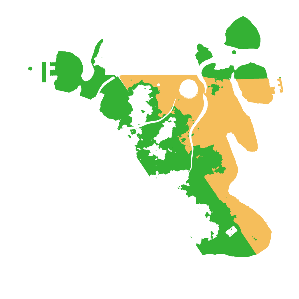 Biome Rust Map: Procedural Map, Size: 3000, Seed: 351987