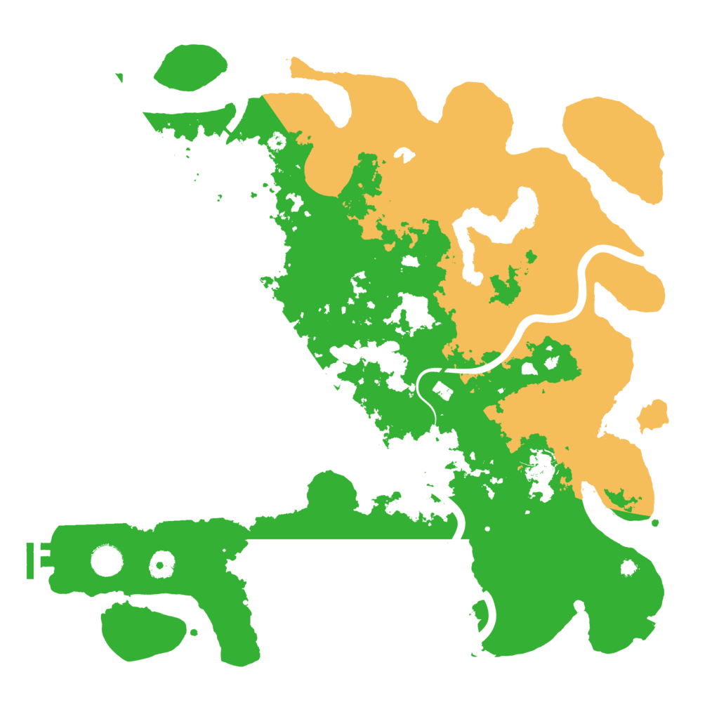 Biome Rust Map: Procedural Map, Size: 4000, Seed: 38290624