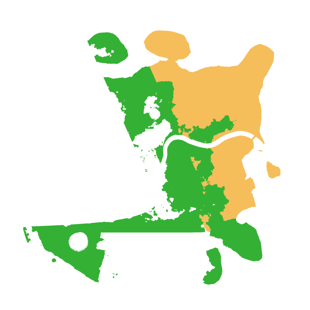 Biome Rust Map: Procedural Map, Size: 3000, Seed: 27468