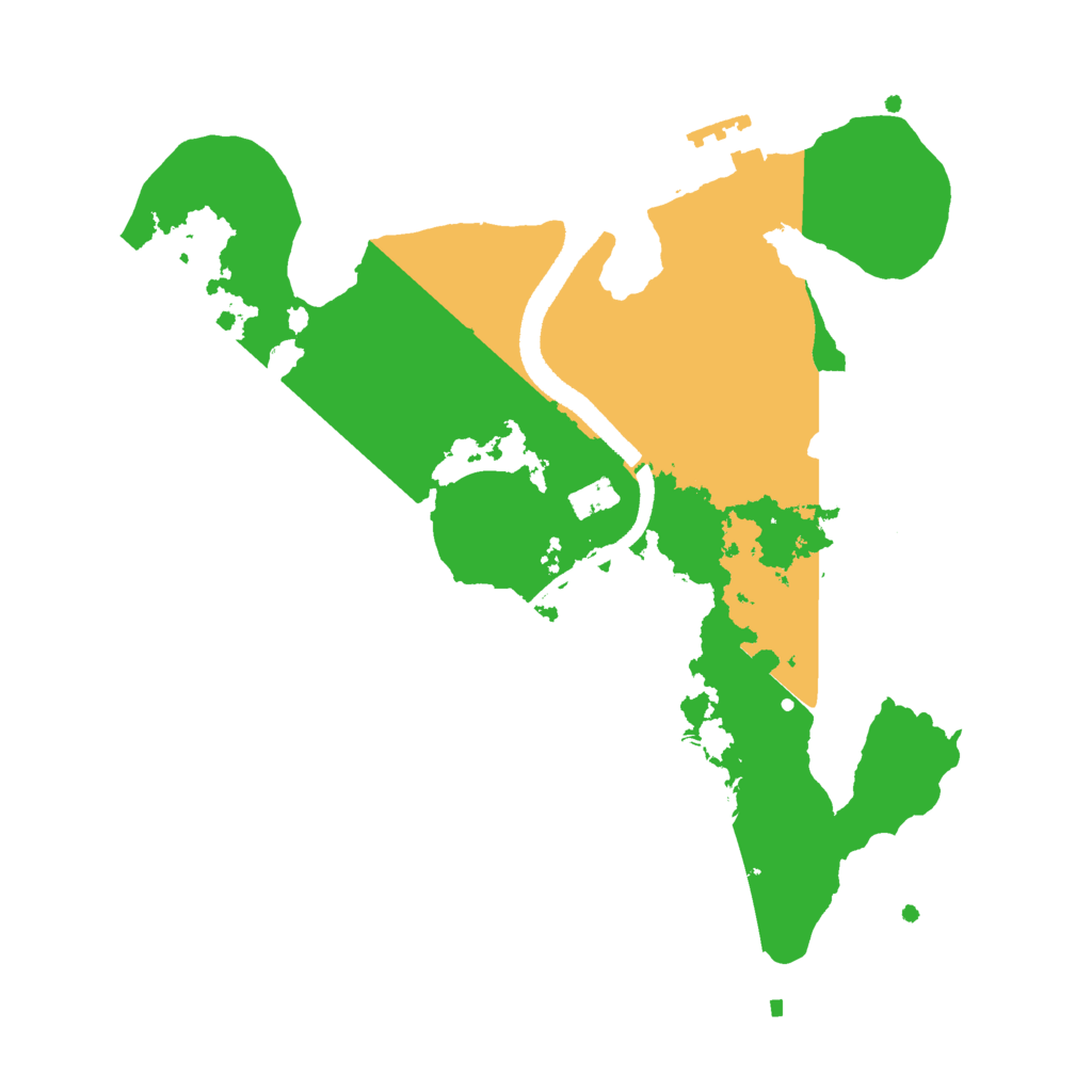 Biome Rust Map: Procedural Map, Size: 2550, Seed: 798661