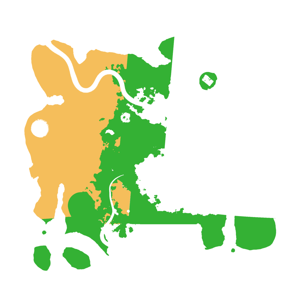 Biome Rust Map: Procedural Map, Size: 3000, Seed: 30002841