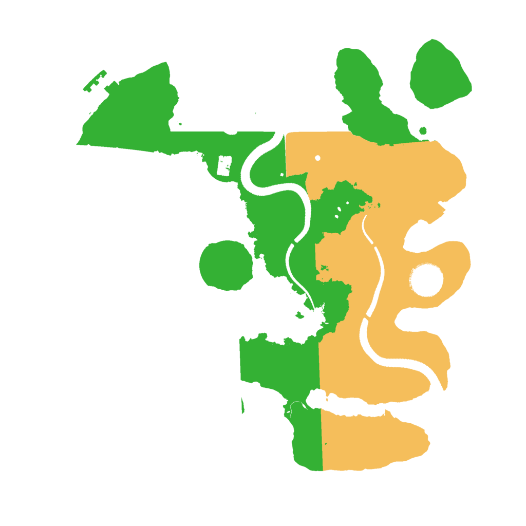 Biome Rust Map: Procedural Map, Size: 2800, Seed: 1652766987