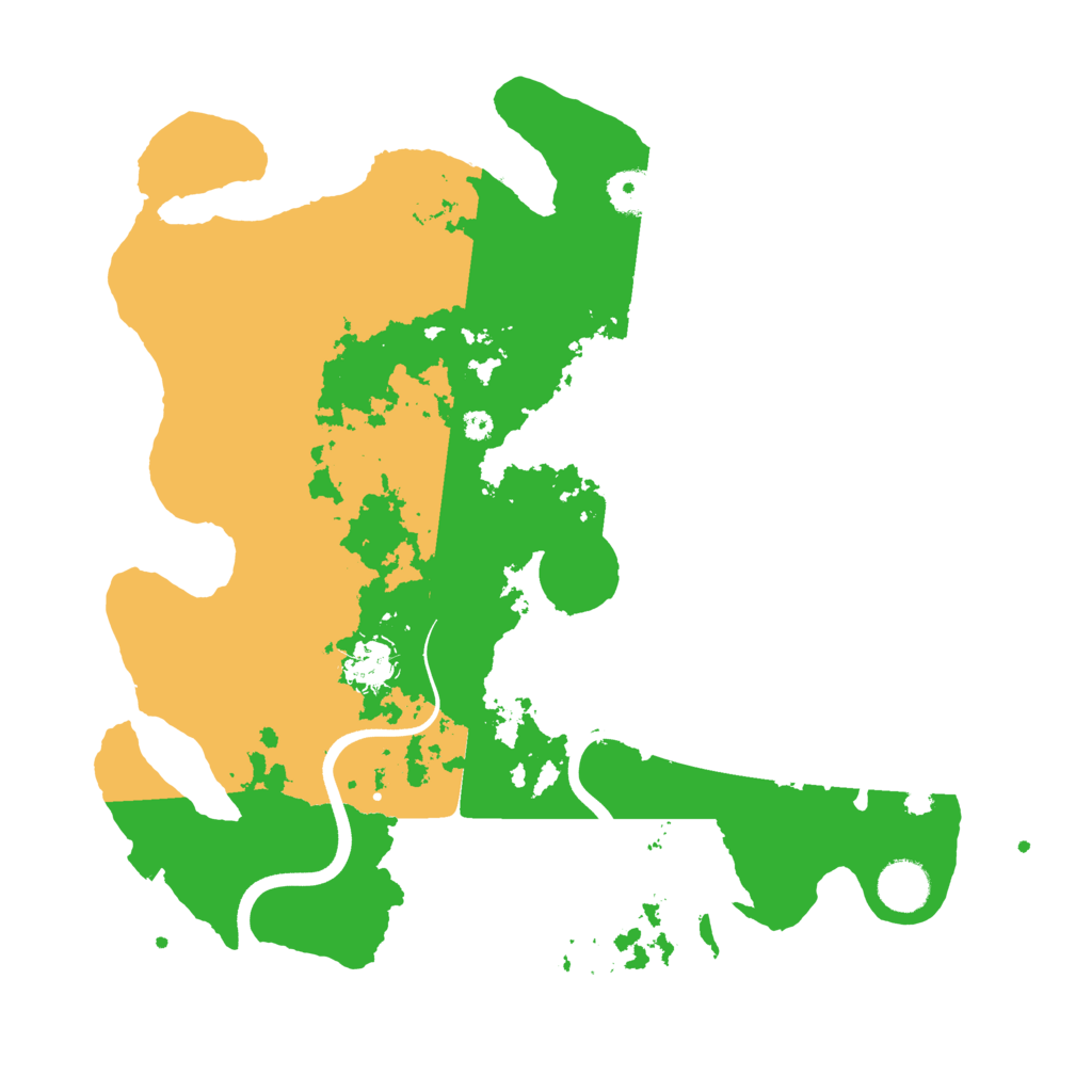 Biome Rust Map: Procedural Map, Size: 3700, Seed: 1499396532
