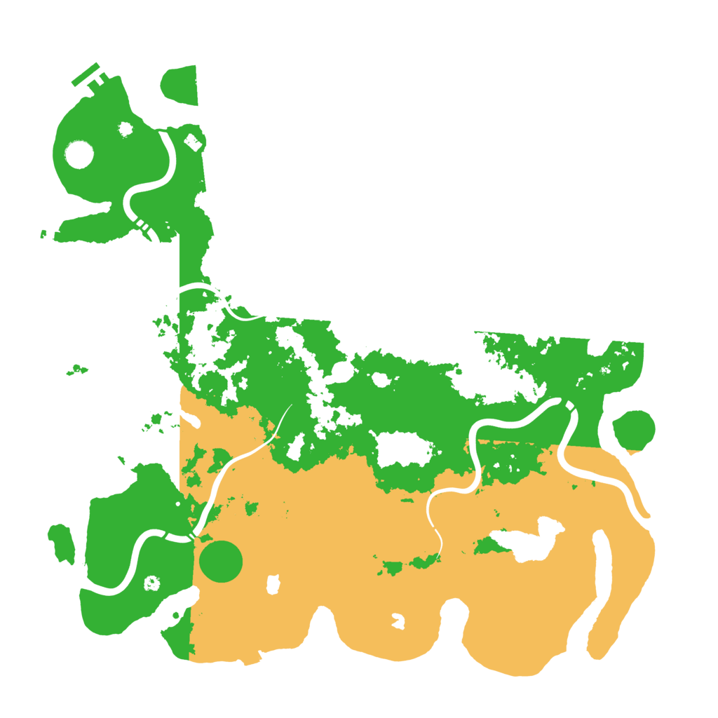 Biome Rust Map: Procedural Map, Size: 4500, Seed: 1285451560