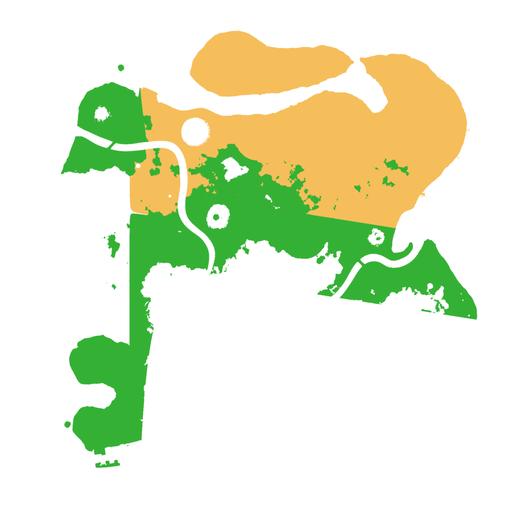 Biome Rust Map: Procedural Map, Size: 3250, Seed: 5505