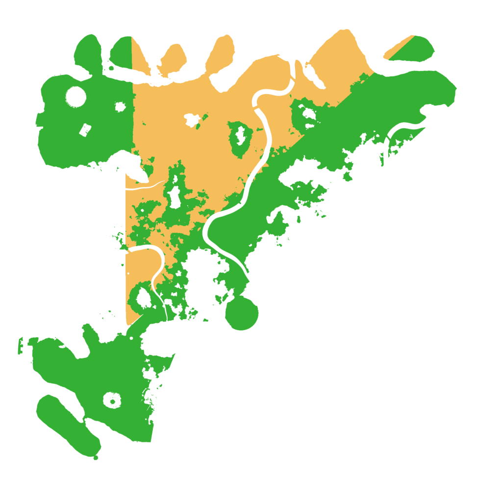 Biome Rust Map: Procedural Map, Size: 4300, Seed: 299505595
