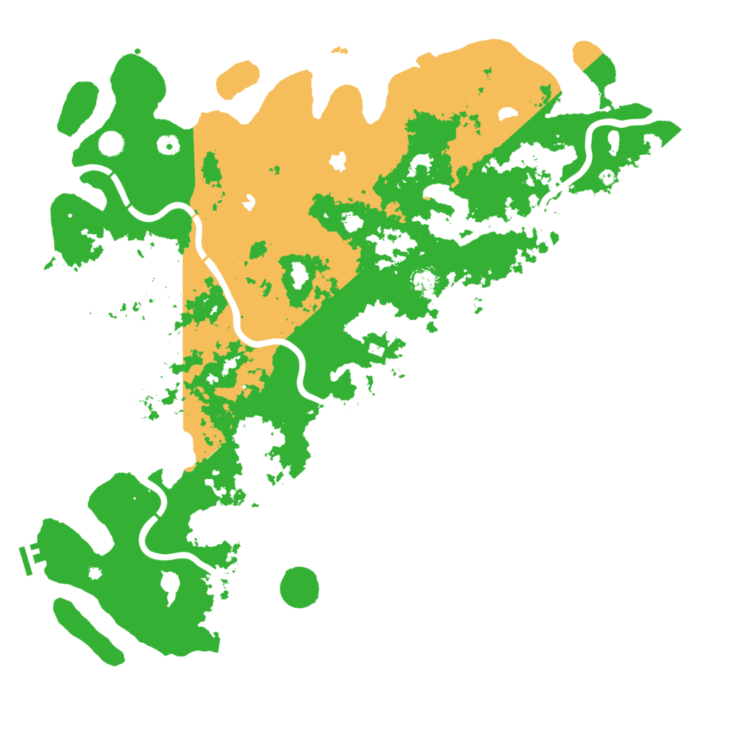 Biome Rust Map: Procedural Map, Size: 5041, Seed: 299505595
