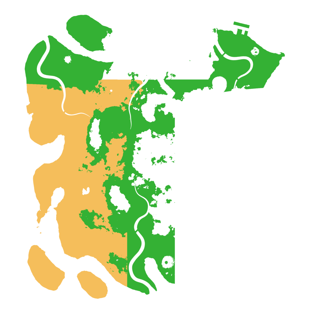 Biome Rust Map: Procedural Map, Size: 4000, Seed: 1466937673