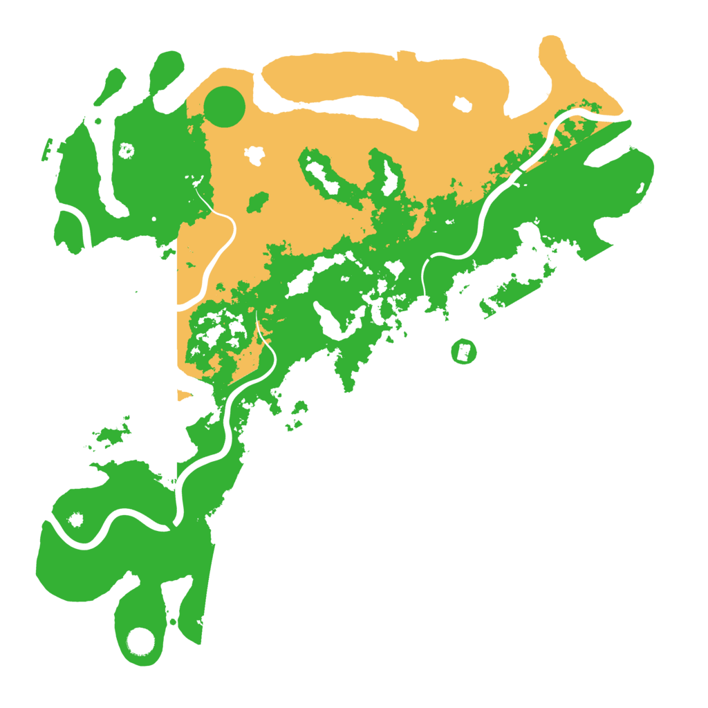 Biome Rust Map: Procedural Map, Size: 4500, Seed: 994191091