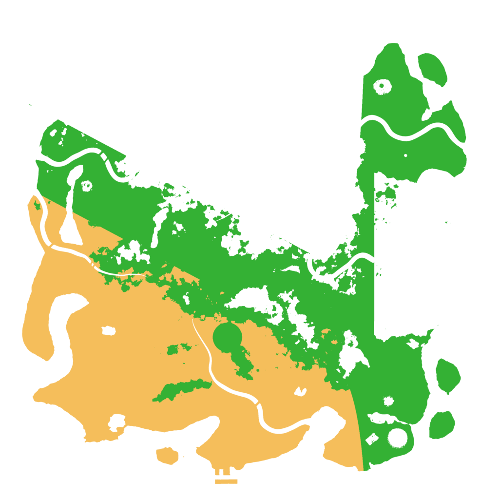 Biome Rust Map: Procedural Map, Size: 4500, Seed: 17517
