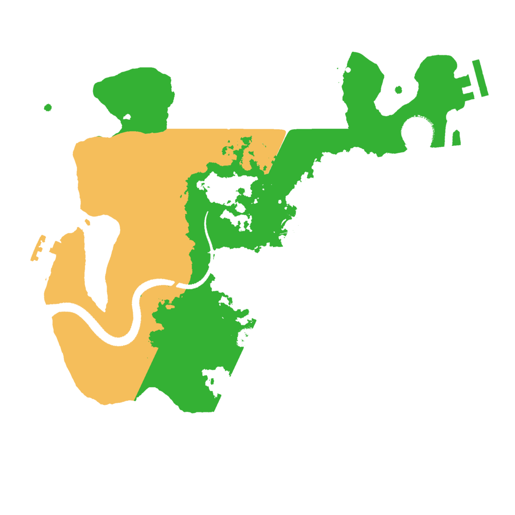 Biome Rust Map: Procedural Map, Size: 2800, Seed: 294506568