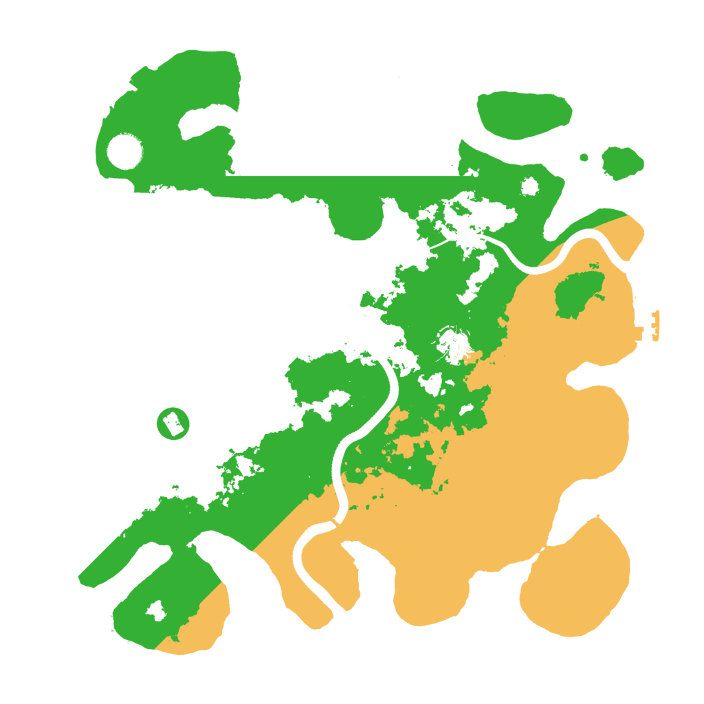 Biome Rust Map: Procedural Map, Size: 3500, Seed: 431580704