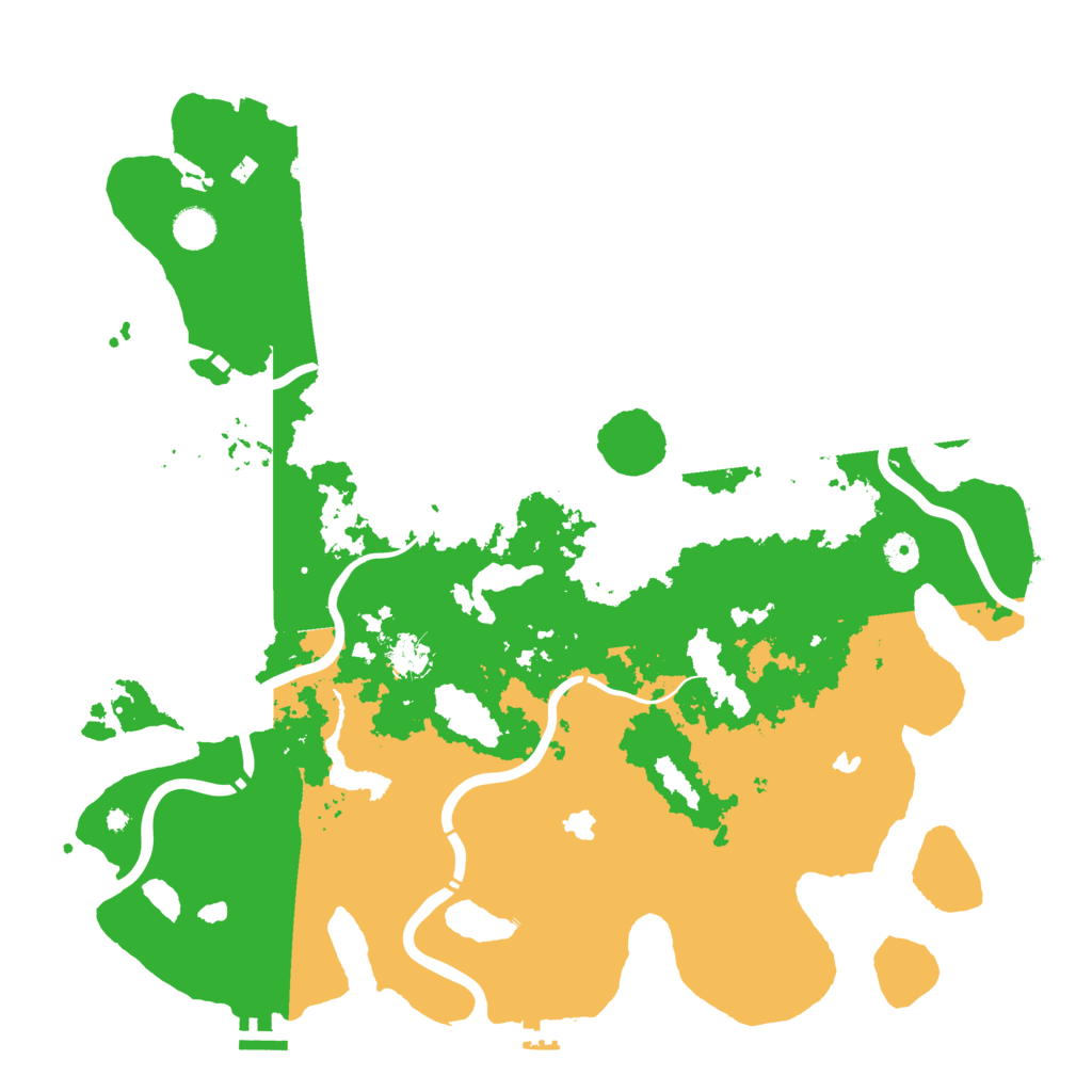 Biome Rust Map: Procedural Map, Size: 4500, Seed: 885436994