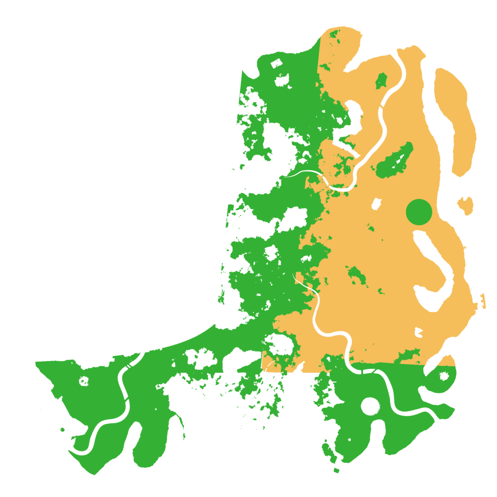 Biome Rust Map: Procedural Map, Size: 5000, Seed: 190860228