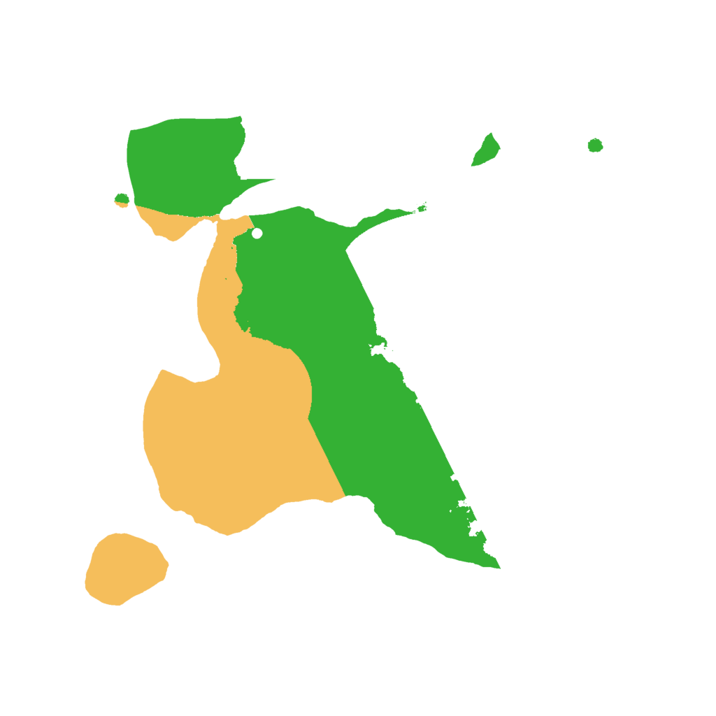 Biome Rust Map: Procedural Map, Size: 2000, Seed: 4519611