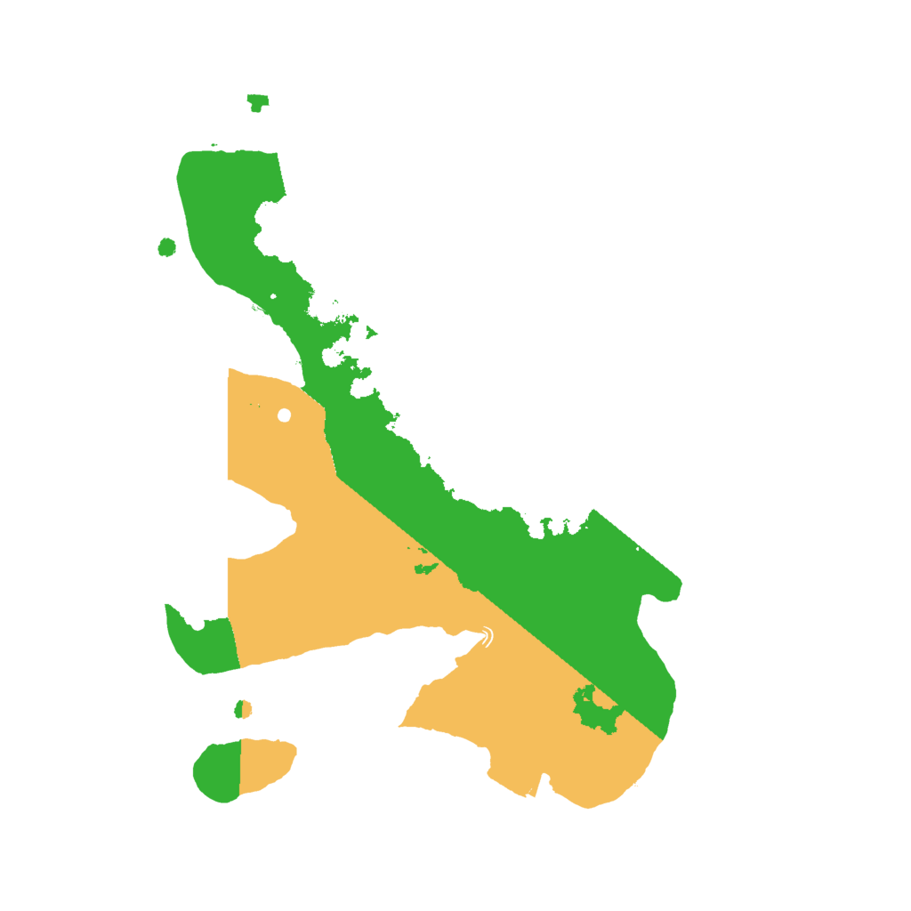 Biome Rust Map: Procedural Map, Size: 2000, Seed: 32215449