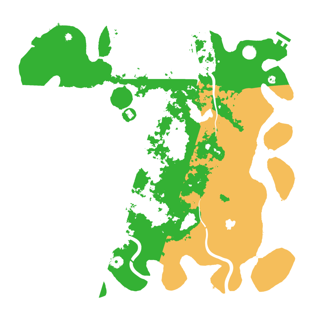 Biome Rust Map: Procedural Map, Size: 4000, Seed: 1634674927