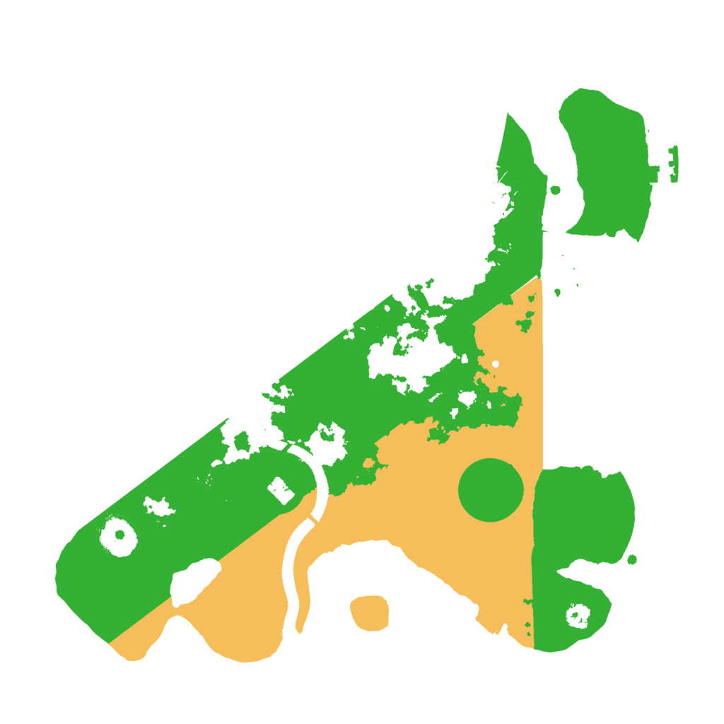 Biome Rust Map: Procedural Map, Size: 3000, Seed: 1110