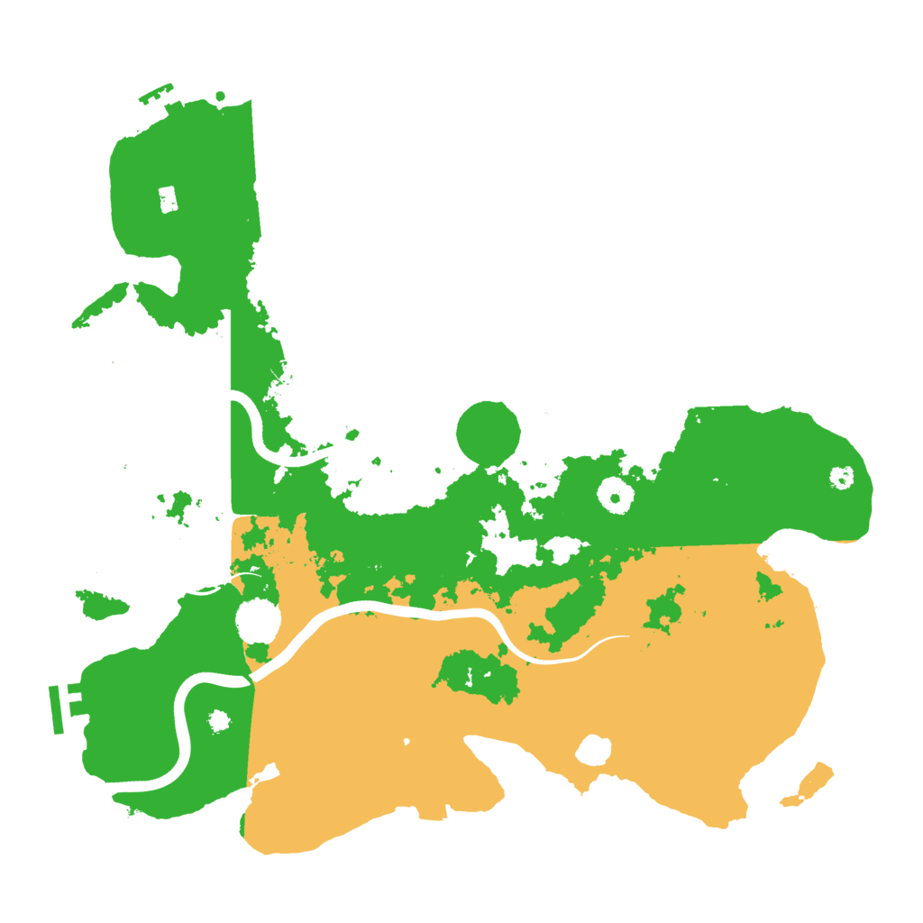 Biome Rust Map: Procedural Map, Size: 3850, Seed: 11111