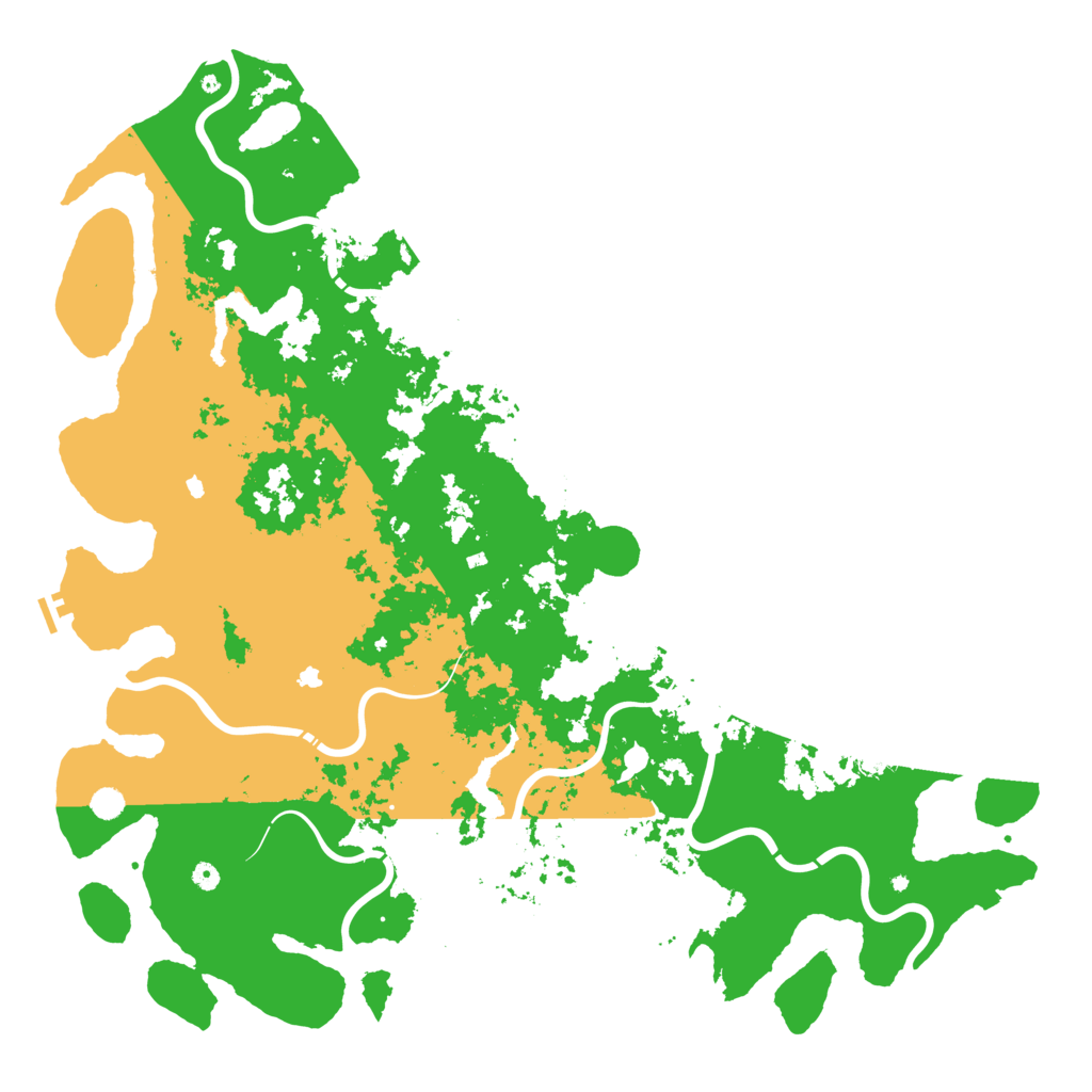Biome Rust Map: Procedural Map, Size: 6000, Seed: 537