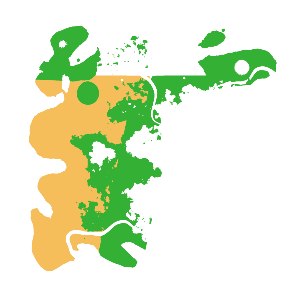 Biome Rust Map: Procedural Map, Size: 3600, Seed: 86581416