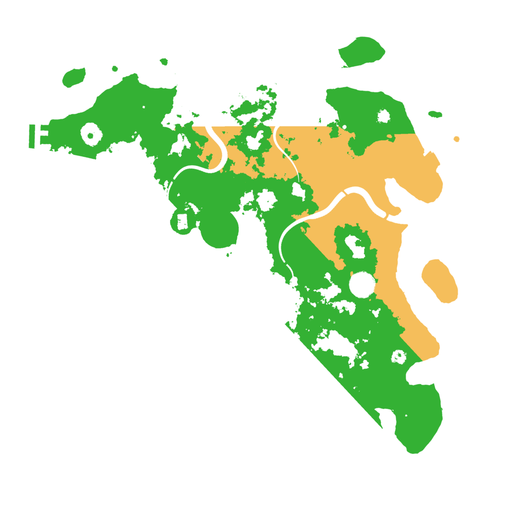 Biome Rust Map: Procedural Map, Size: 3500, Seed: 2661813