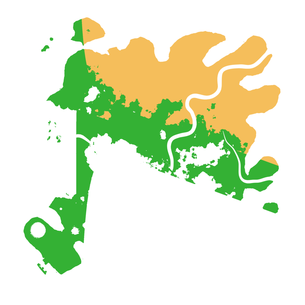 Biome Rust Map: Procedural Map, Size: 3550, Seed: 149585173