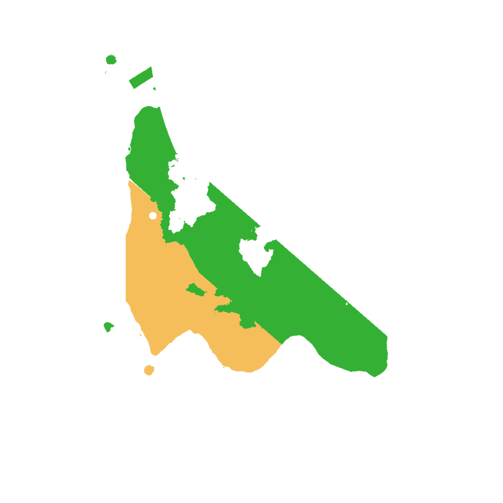 Biome Rust Map: Procedural Map, Size: 2000, Seed: 13377