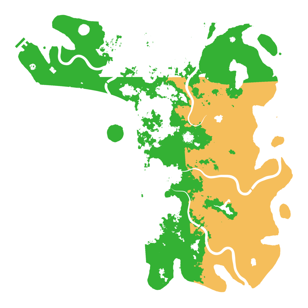 Biome Rust Map: Procedural Map, Size: 5000, Seed: 59428