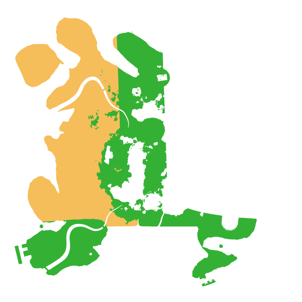 Biome Rust Map: Procedural Map, Size: 3300, Seed: 1954406444