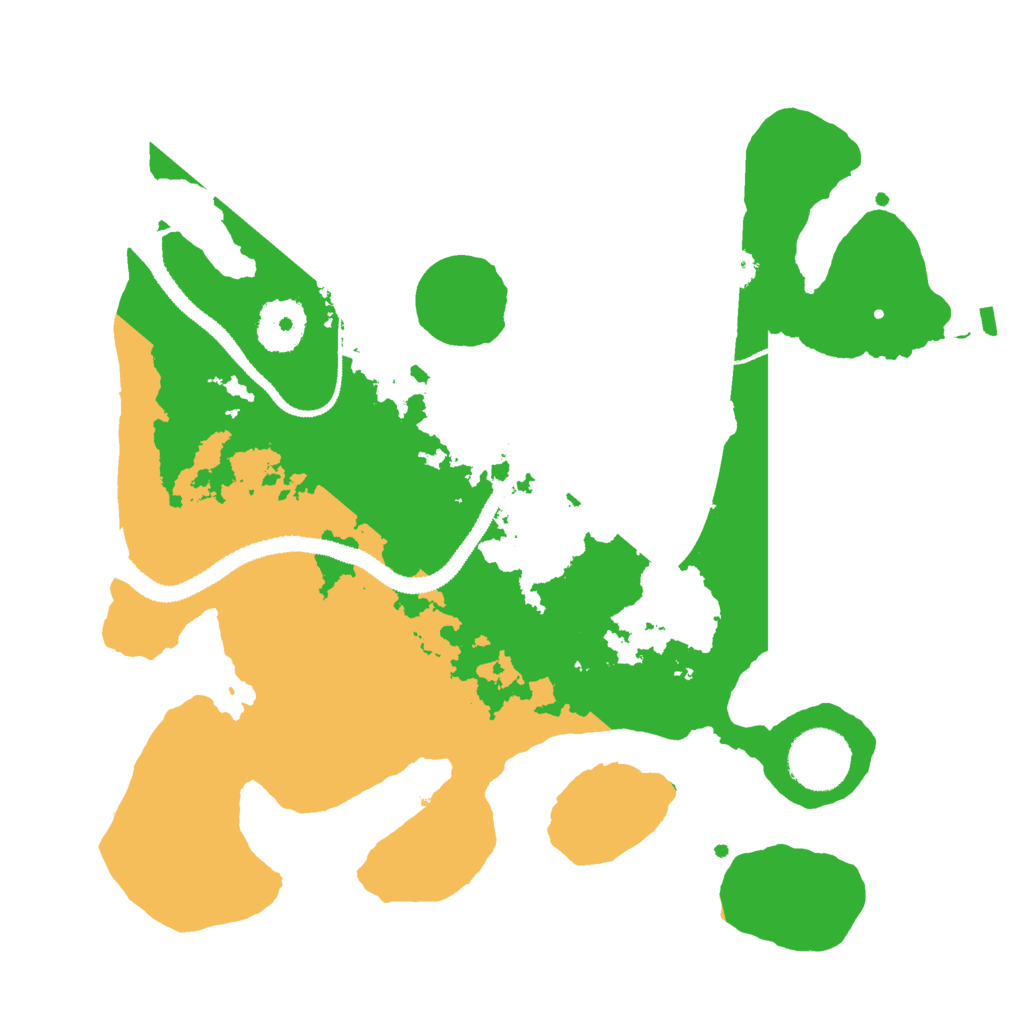 Biome Rust Map: Procedural Map, Size: 3000, Seed: 154930467