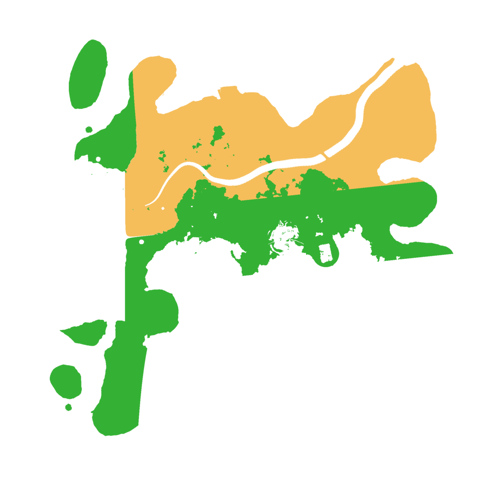 Biome Rust Map: Procedural Map, Size: 3000, Seed: 31060