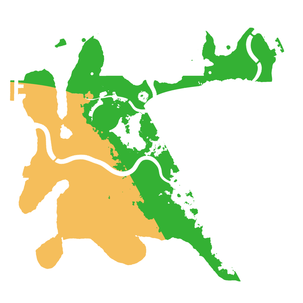 Biome Rust Map: Procedural Map, Size: 3000, Seed: 604739053