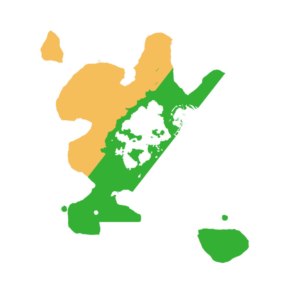 Biome Rust Map: Procedural Map, Size: 2000, Seed: 4615691